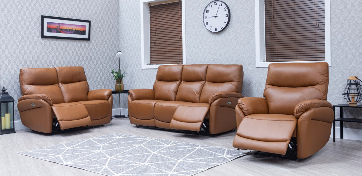 Torino Sofa - Leather - Electric