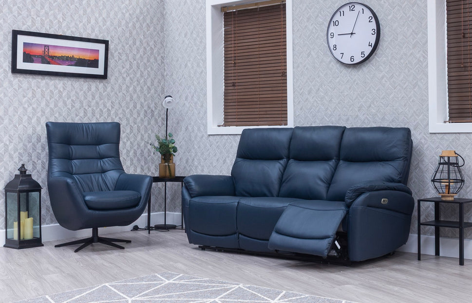 Orbit Swivel Chair - Leather