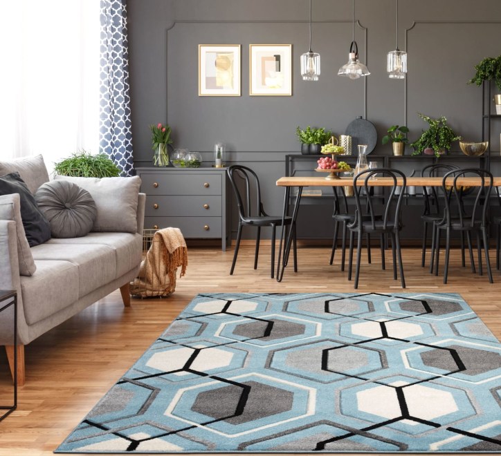 Elise Rug Blue-Grey