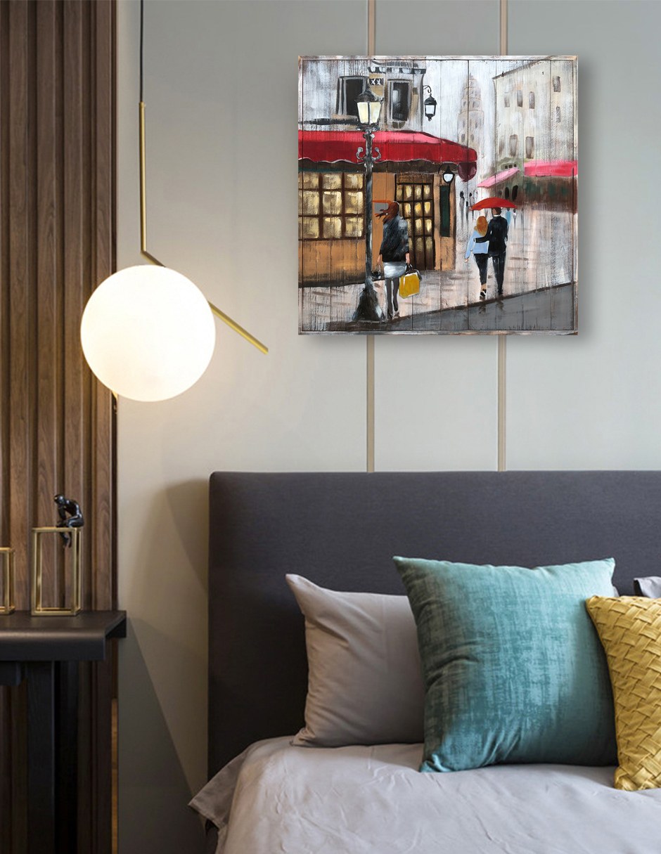 ZH6068- 80X80 CM Metal Wall Art