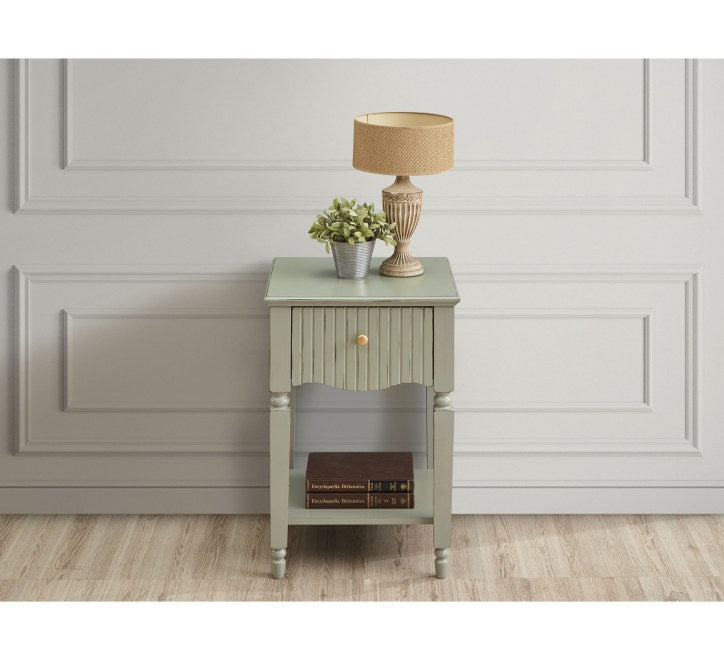 Ritz Lamp Table - Olive Green