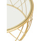 Ackley Gold Round Coffee Table
