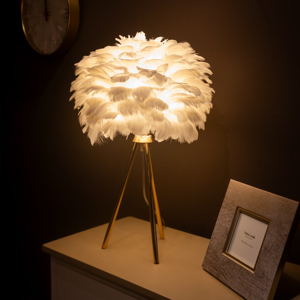 Feather Lamp