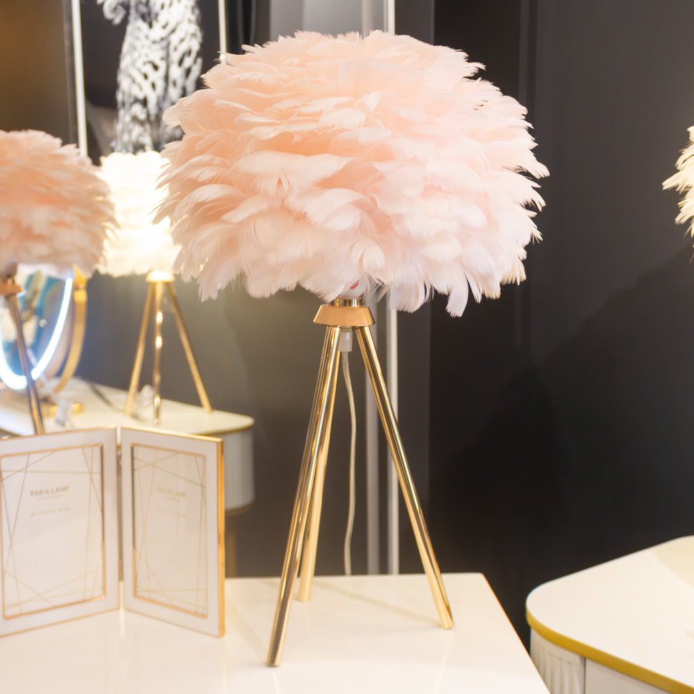 Feather Lamp