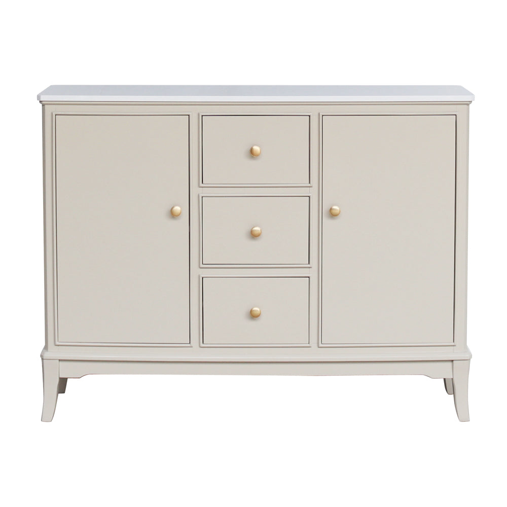 Roe Sideboard with Marble Top - Stone