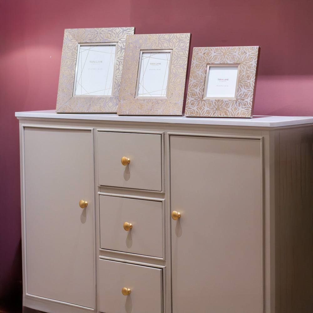 Roe Sideboard with Marble Top - Stone