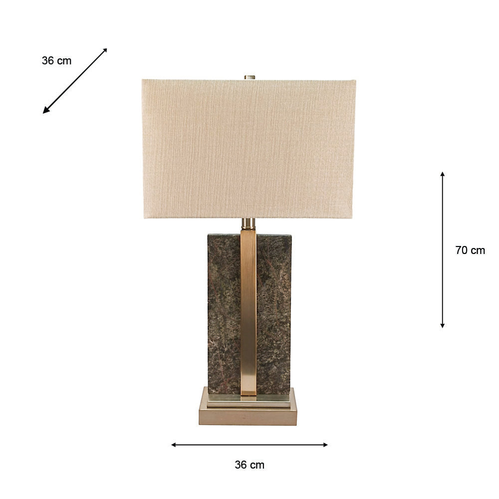 Marble Lamp & Shade – 70 cm