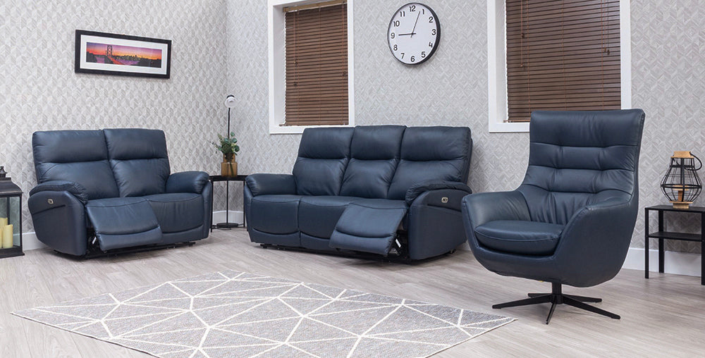 Torino Sofa - Leather - Electric