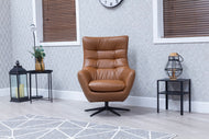 Orbit Swivel Chair - Leather