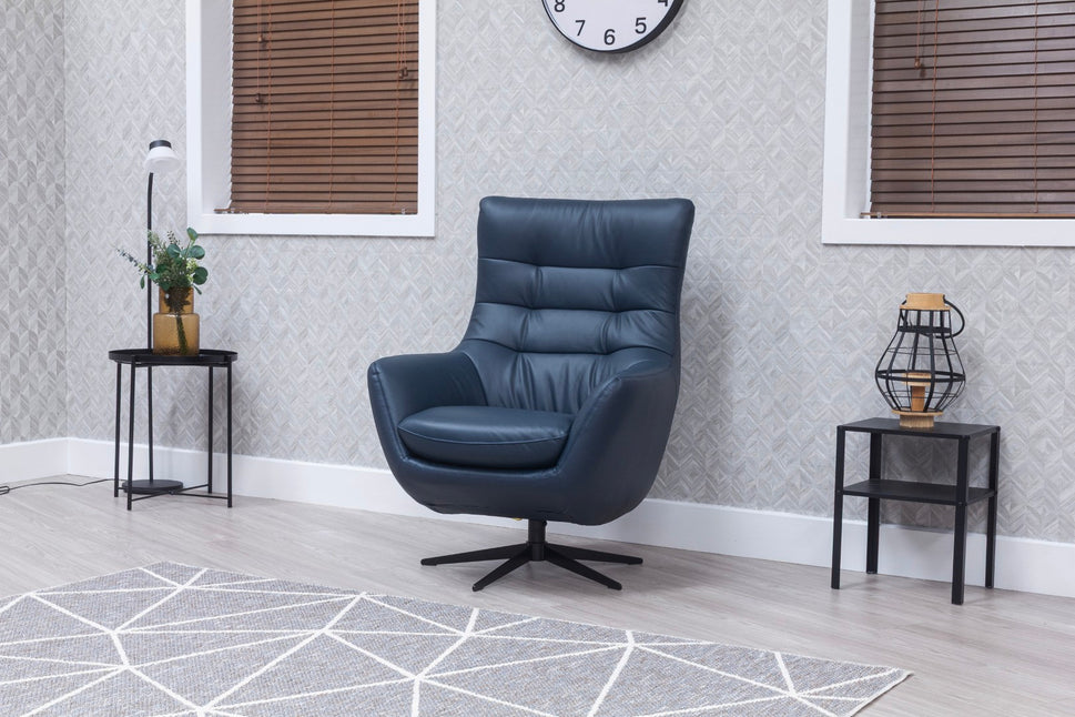 Orbit Swivel Chair - Leather
