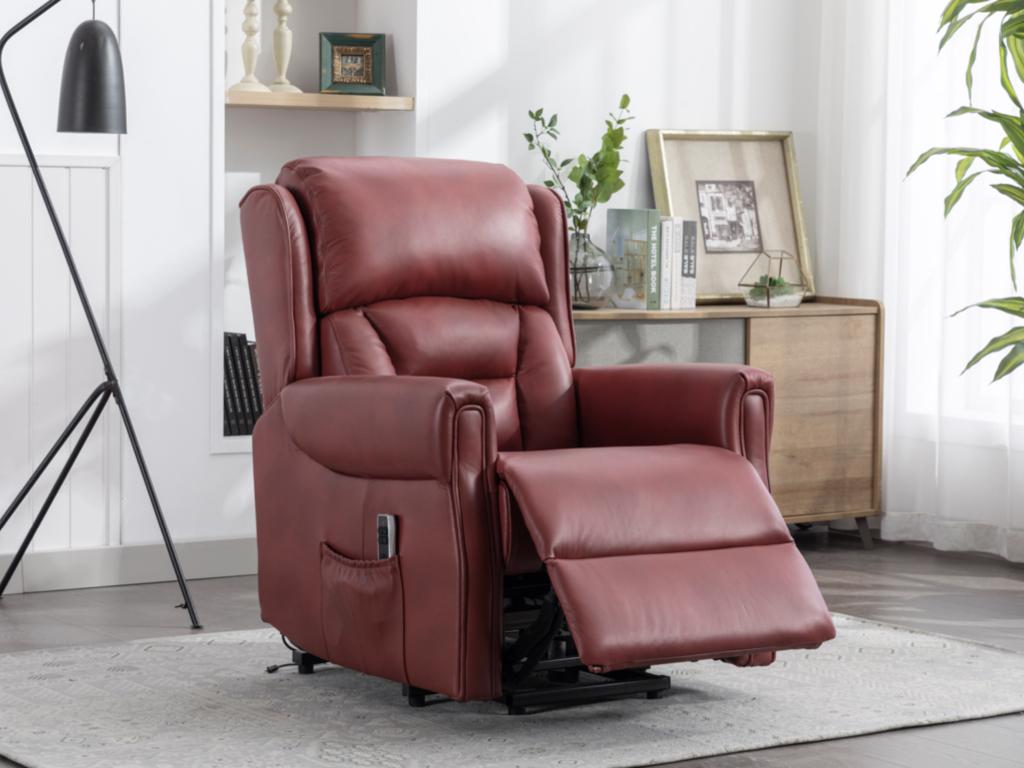 Sandringham Leather Tilt & Lift Chair - Full Leather