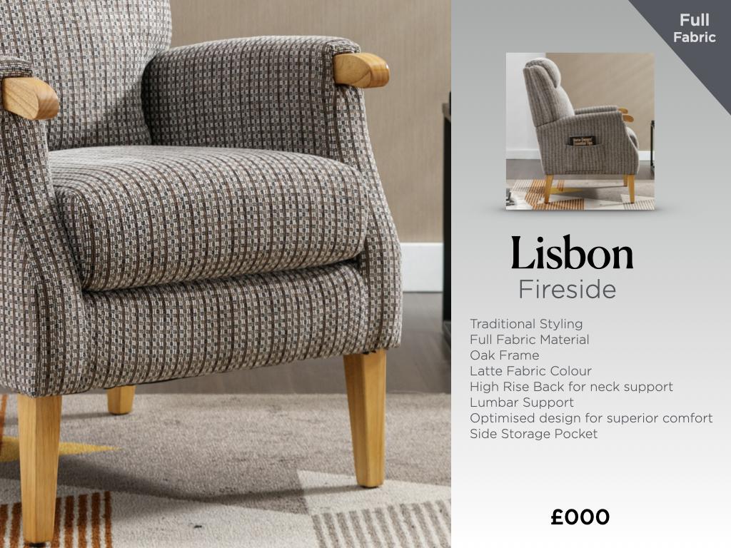 Lisbon Fireside Arm Chair
