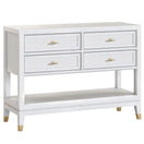 Switch Lelia 4 Drawer Ivory Sideboard with Shelf 2 image