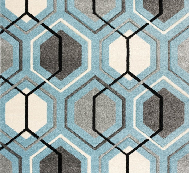 Elise Rug Blue-Grey
