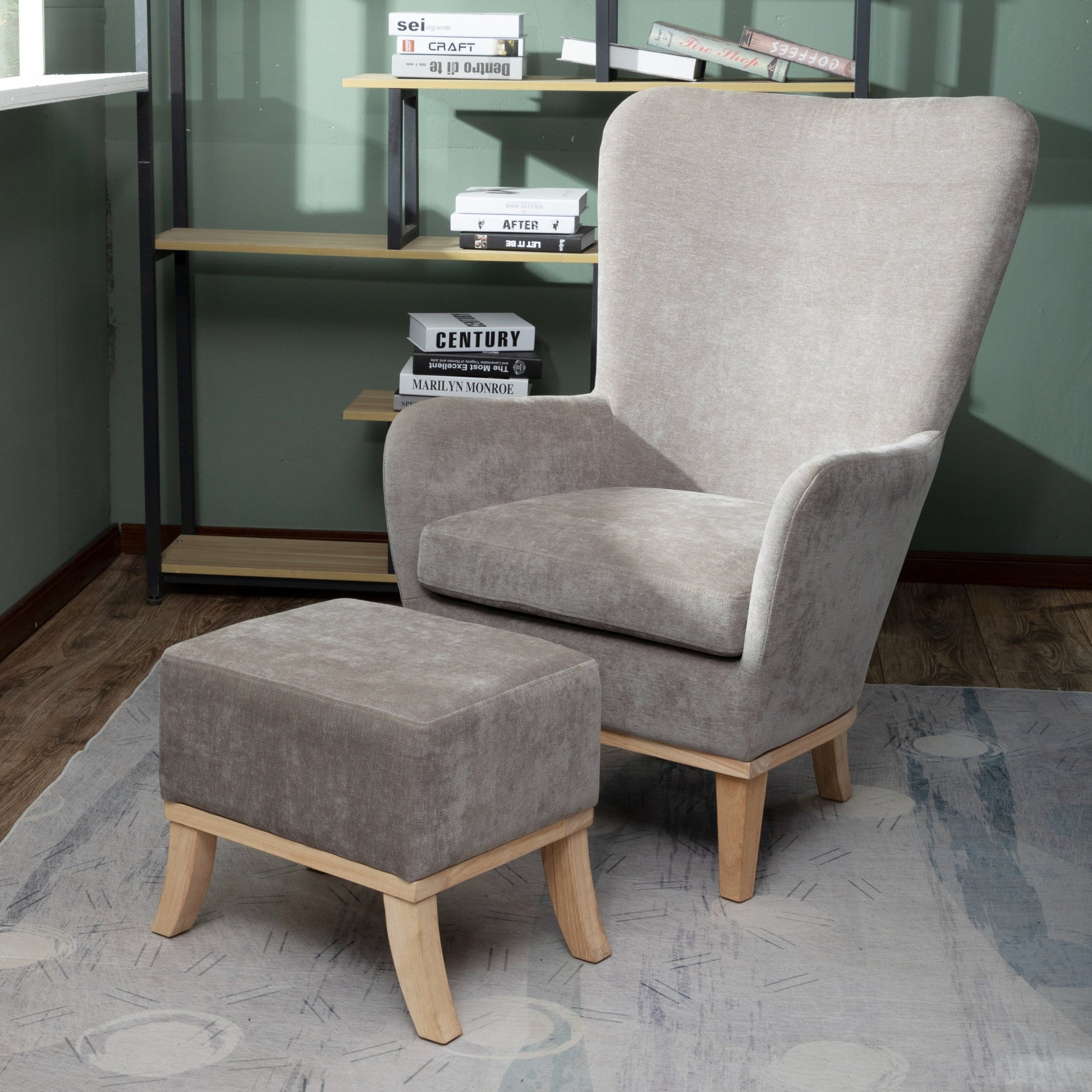Chair & footstool