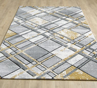 Accra Rug - Grey Gold