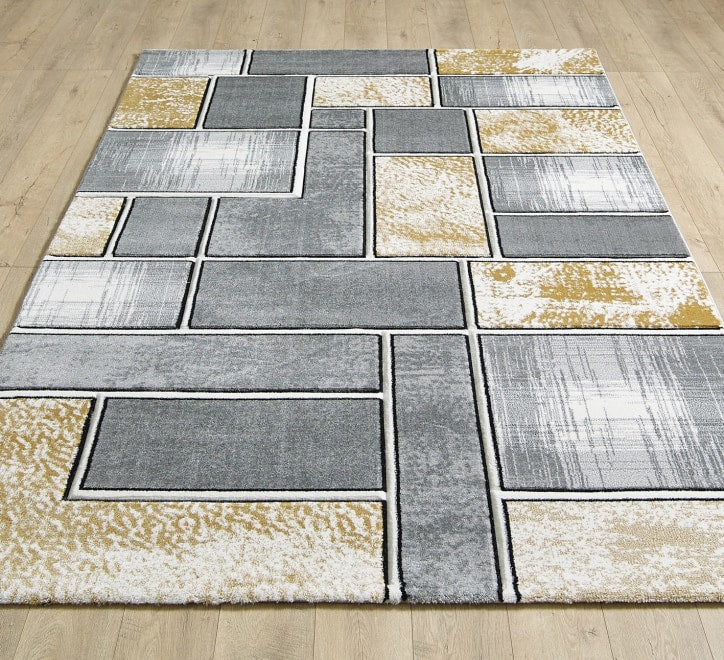 Lagos Rug - Grey Gold