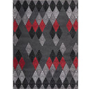 Switch Twist 10638 Rug  Grey , Black &amp; Red 2 image