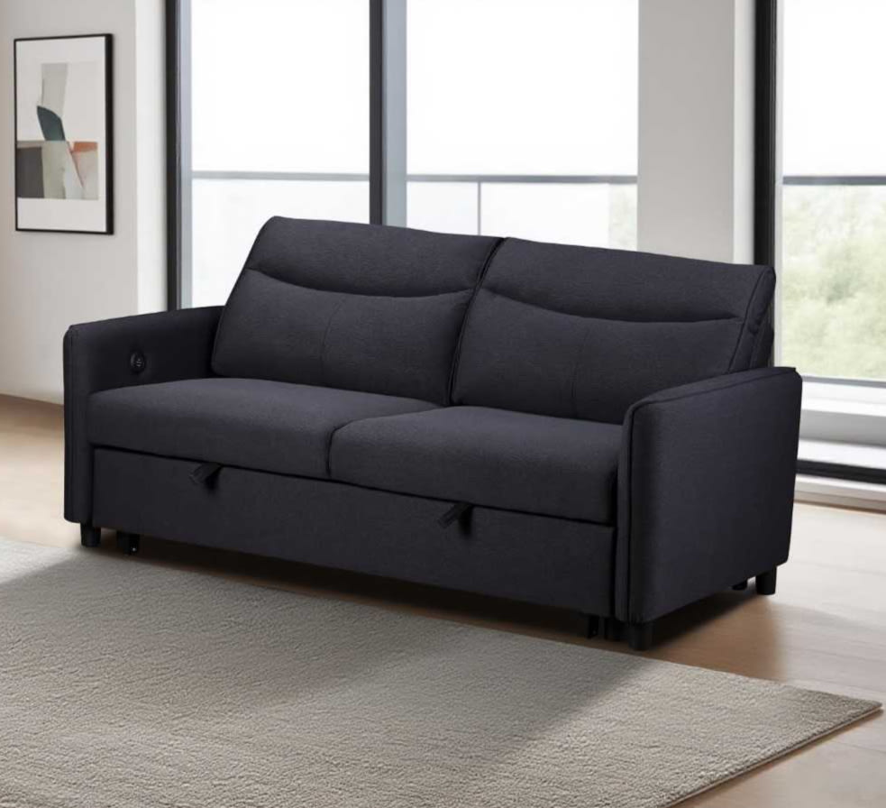 Sheila Dark Grey Sofabed (Eclipse)