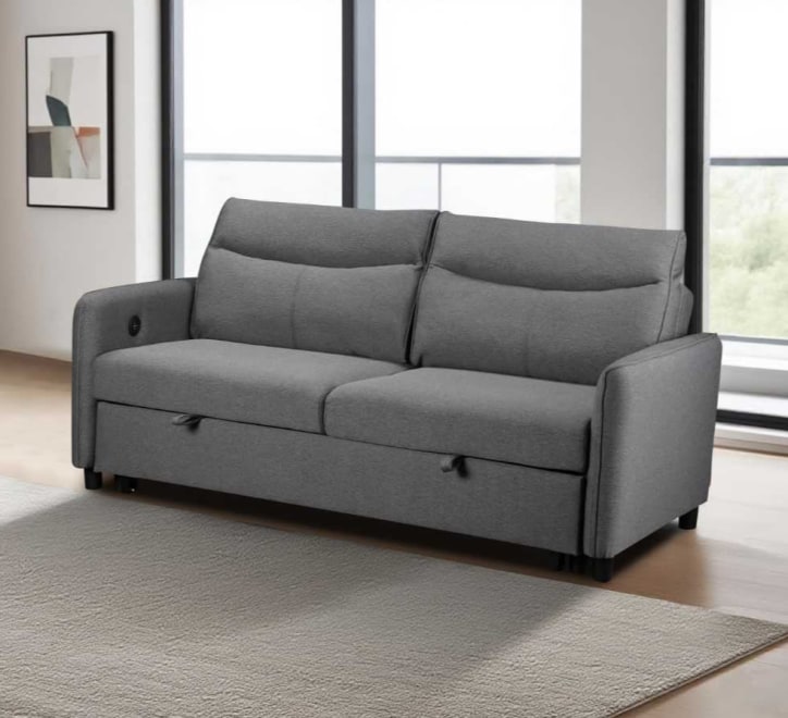Sheila Light Grey Sofabed (Pepper)