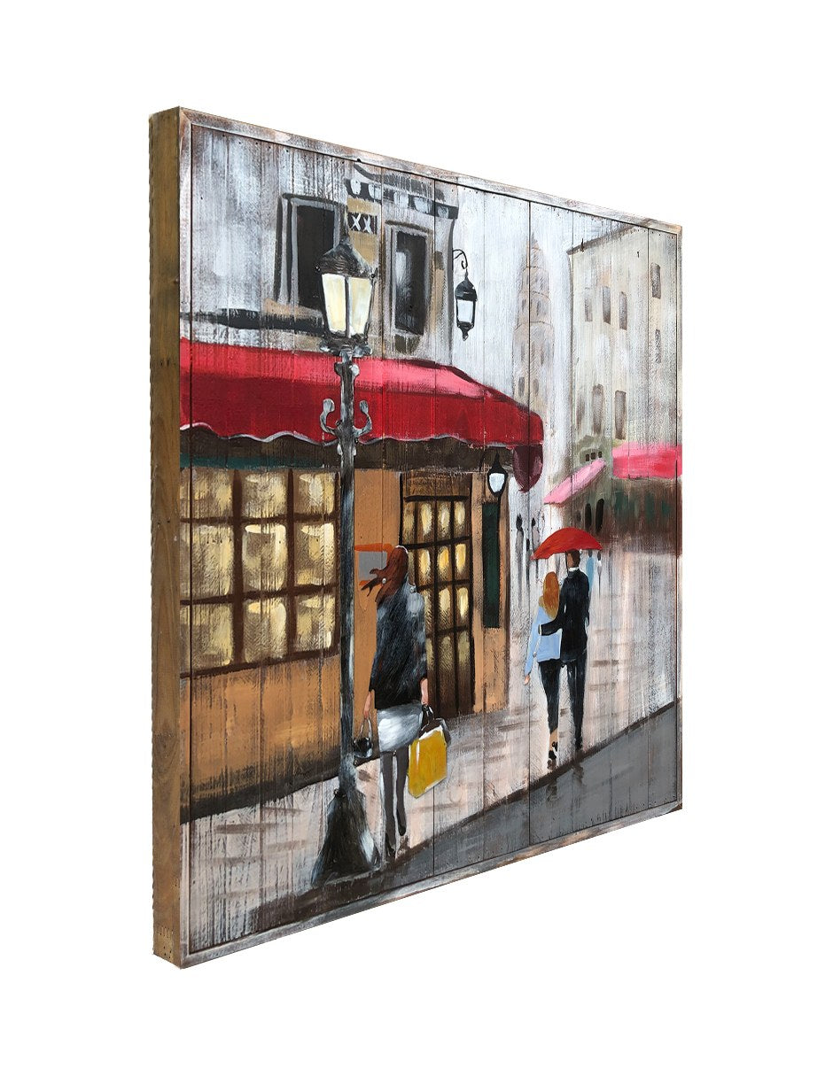 ZH6068- 80X80 CM Metal Wall Art