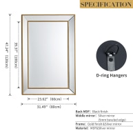 GD009 Gold Mirror