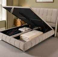 Limerick Storage Bed - Beige