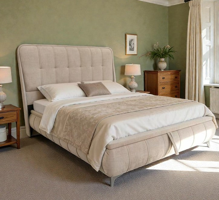 Limerick Storage Bed - Beige