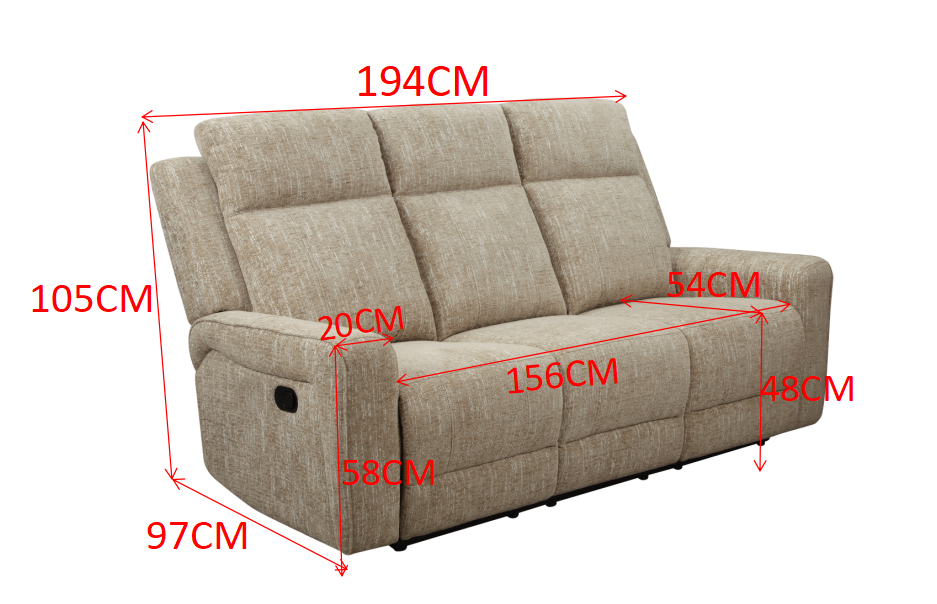 Harper 3 seater sofa