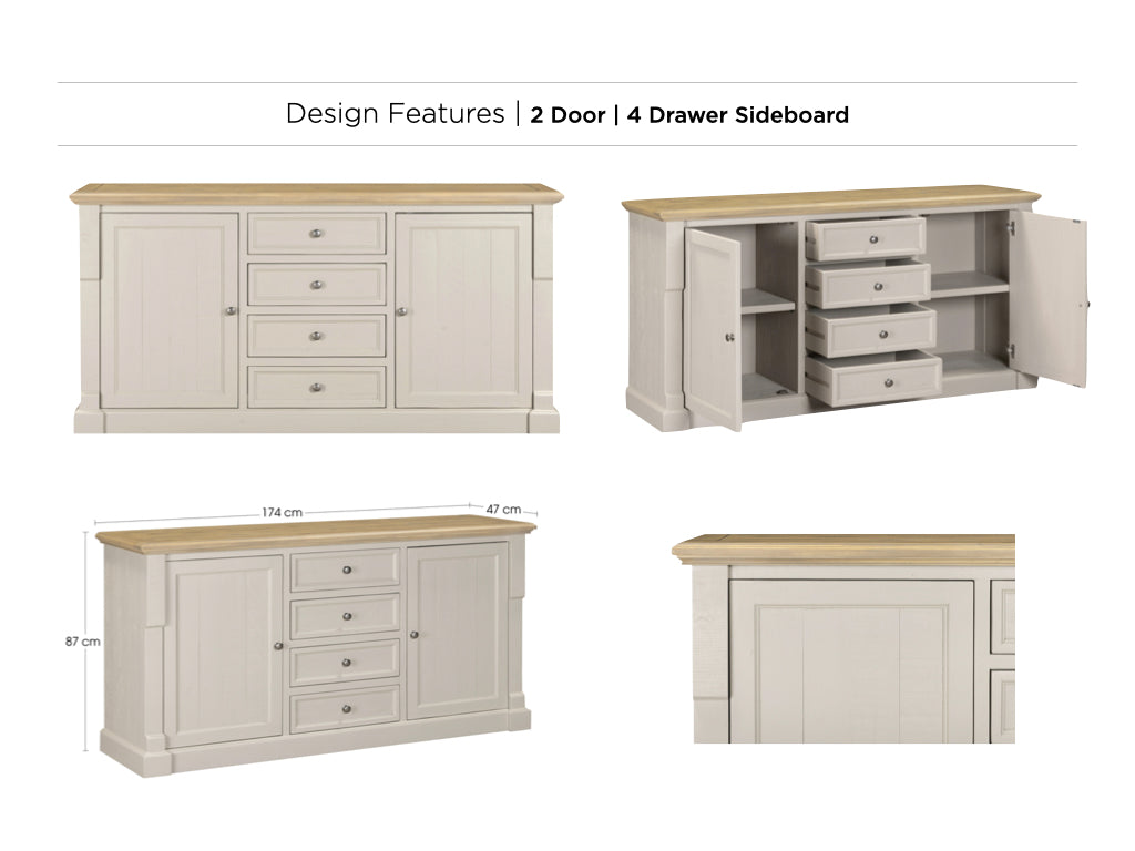 Chateau 2-Door Sideboard