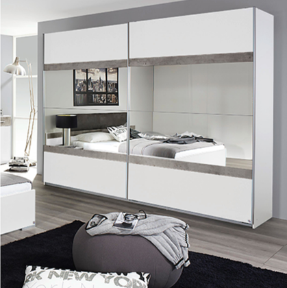 Penzberg Slide Robe In White 1.8m