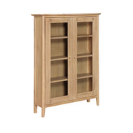 Cotswold Oak Glazed Display Cabinet