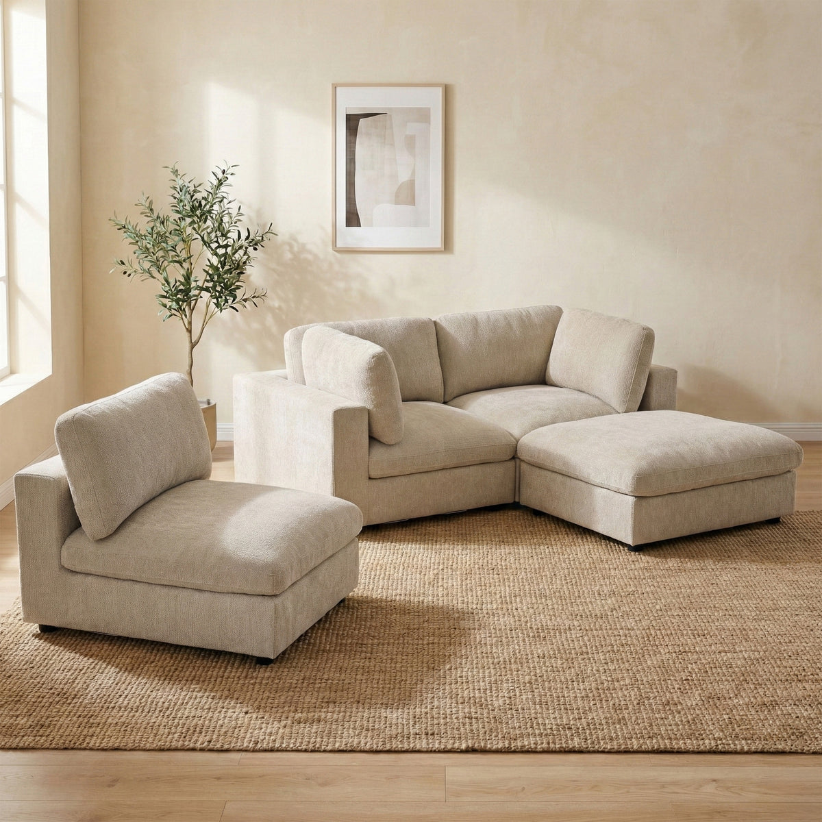 Hampton Modular Corner Sofa Bed
