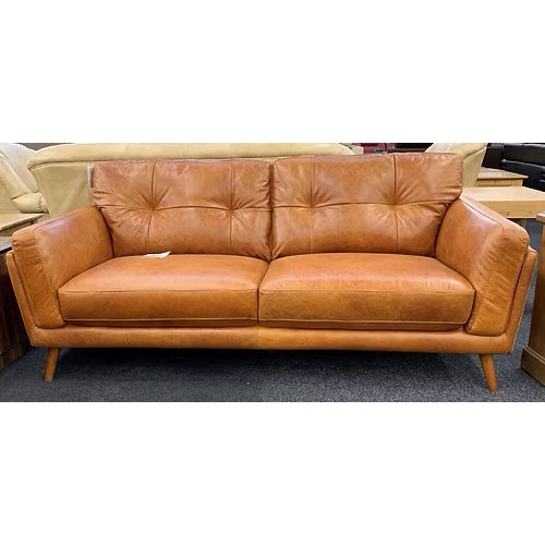 Faro 3 seater Leather & chair SALE