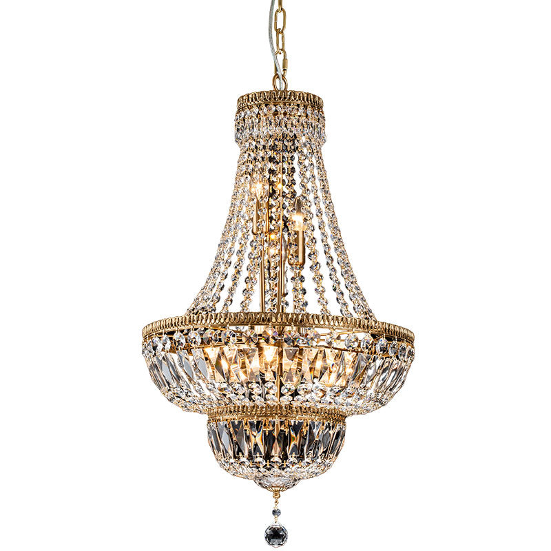 Aged Gold Imperial chandelier