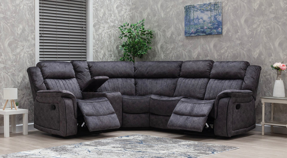 Greisha Recliner Sofa - Grey