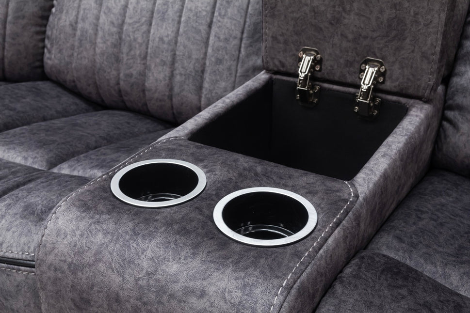 Greisha Recliner Sofa - Grey