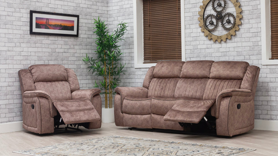Greisha Recliner Sofa - Sand
