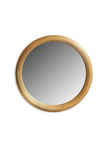 Round Gold Mirror 80cm