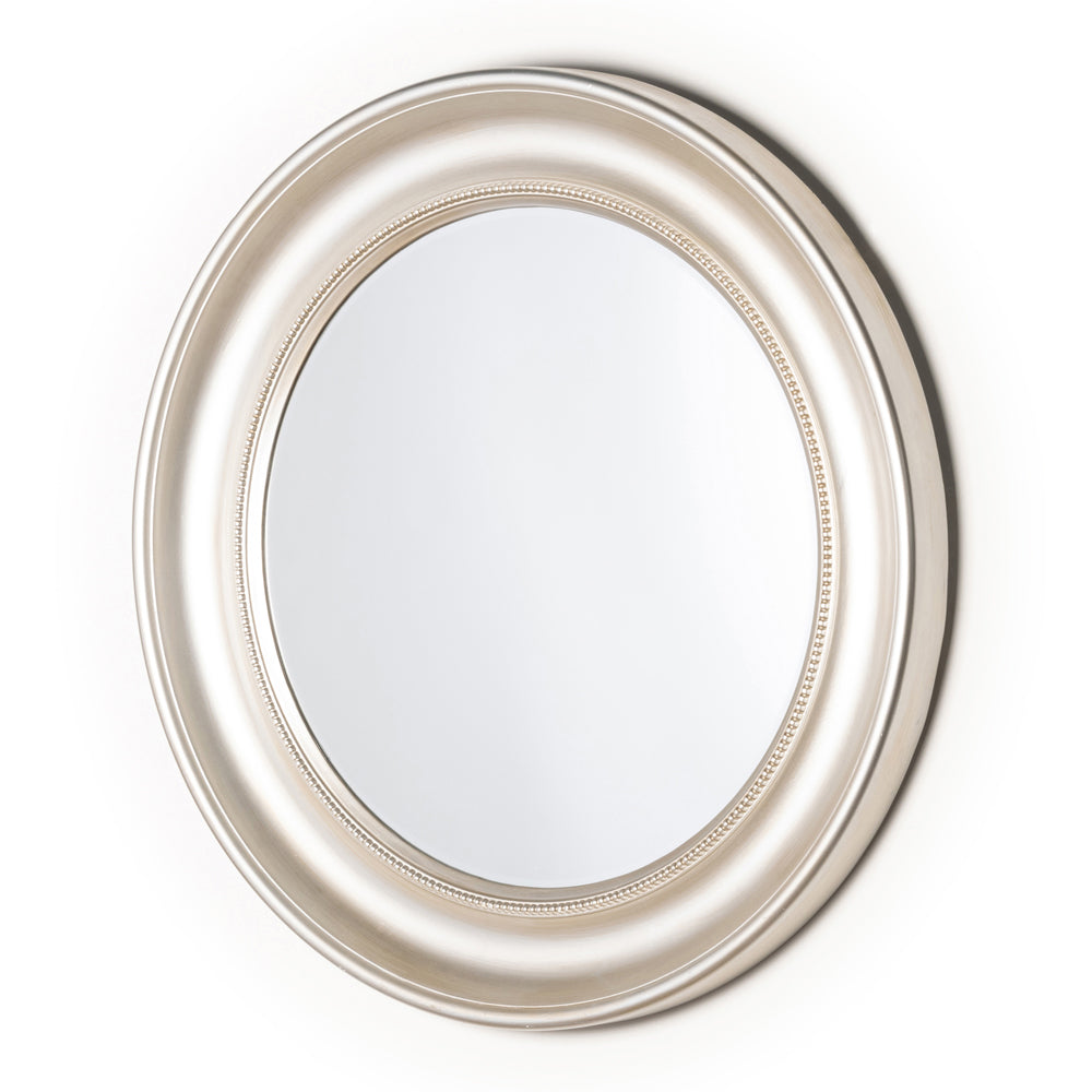 Laura Beaded wall mirror 90cm