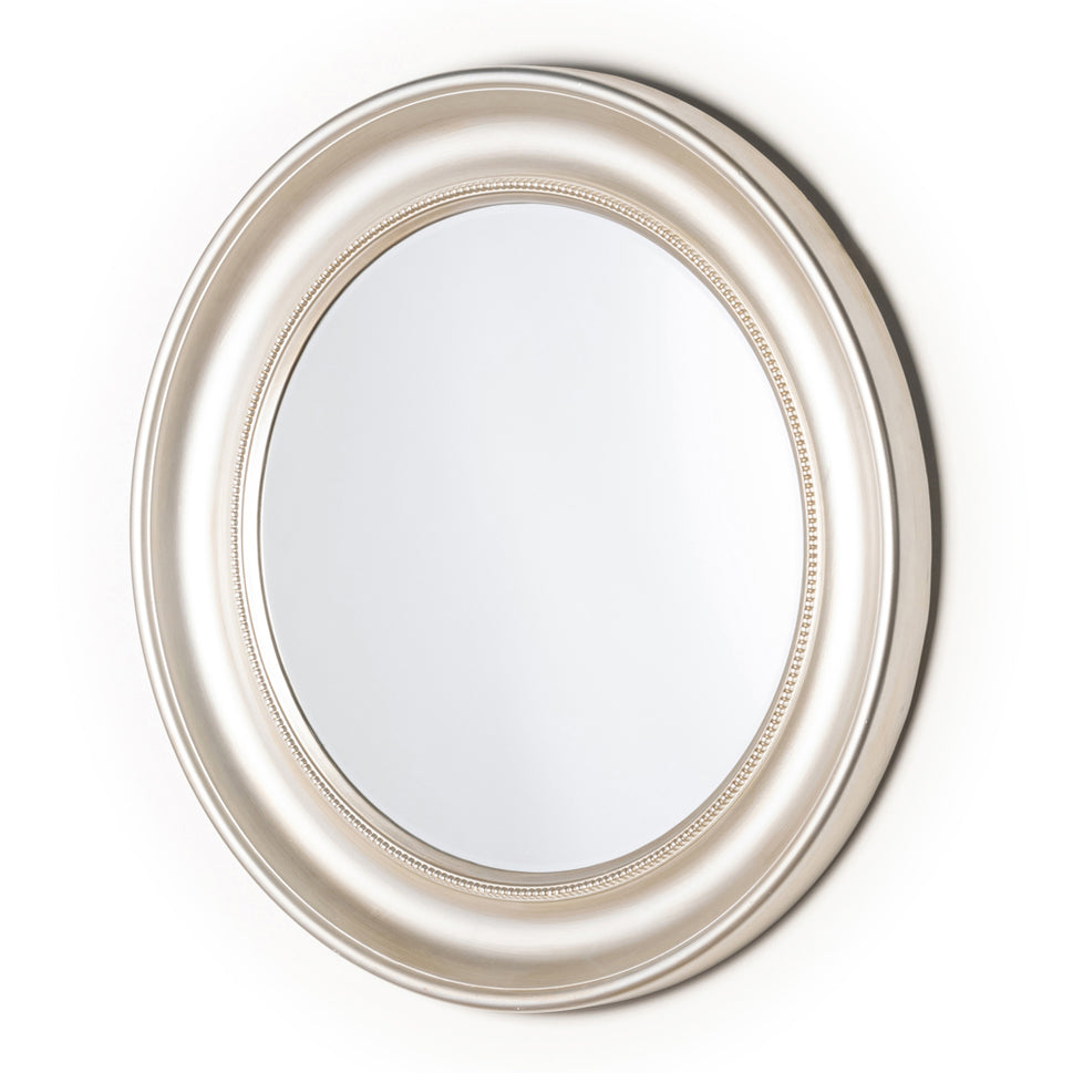 Laura Beaded wall mirror 90cm