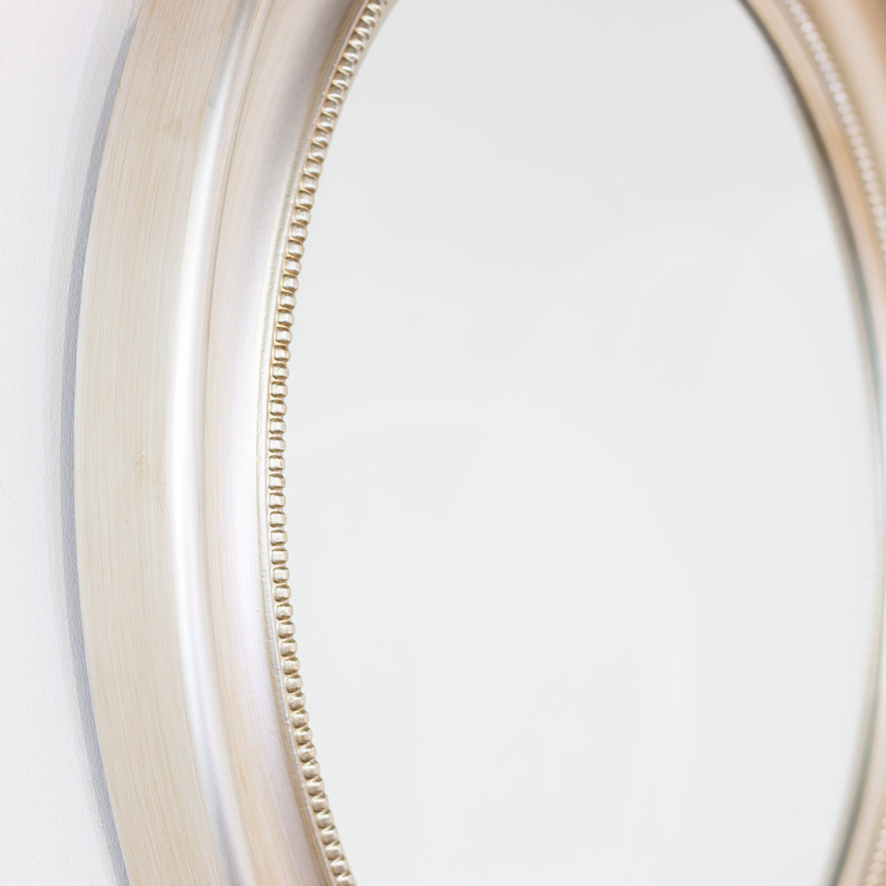 Laura Beaded wall mirror 90cm