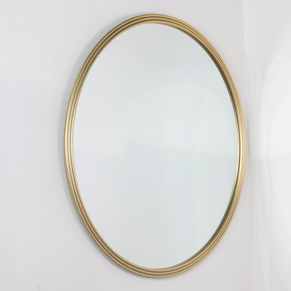 Odessa Round Gold Mirror 90cm
