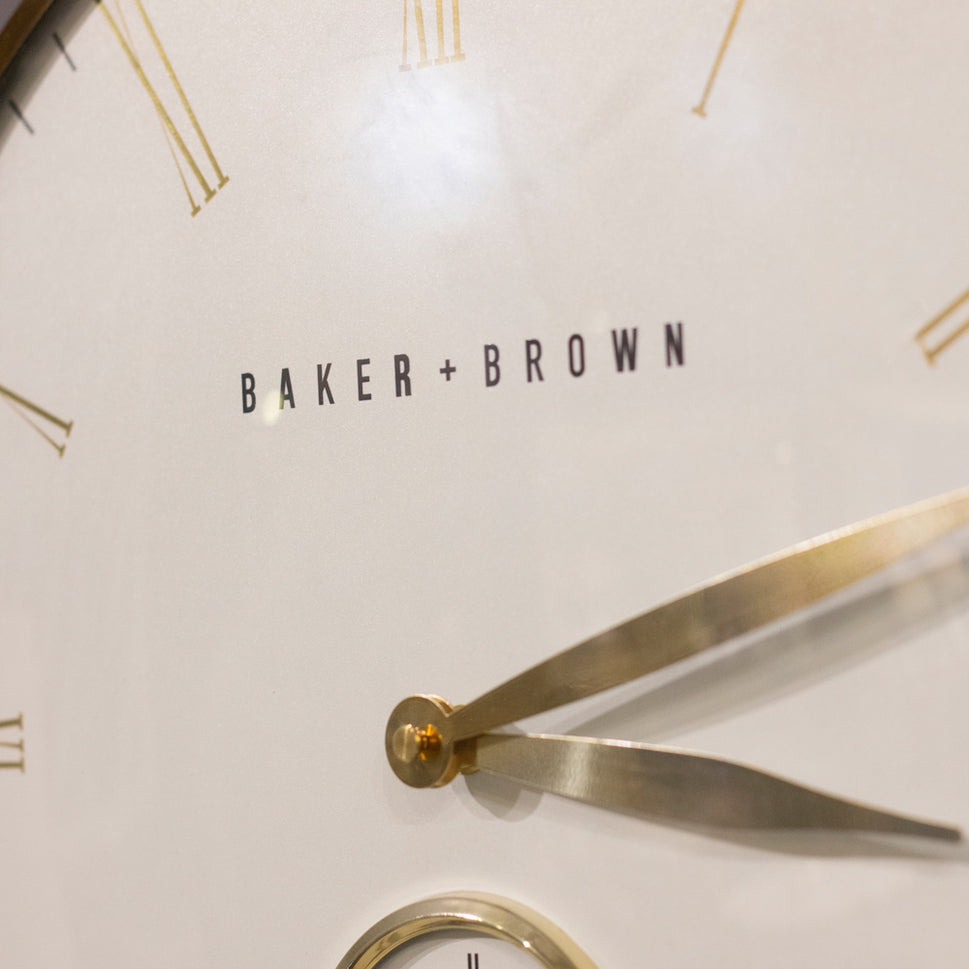 Antique Brass clock  49cm