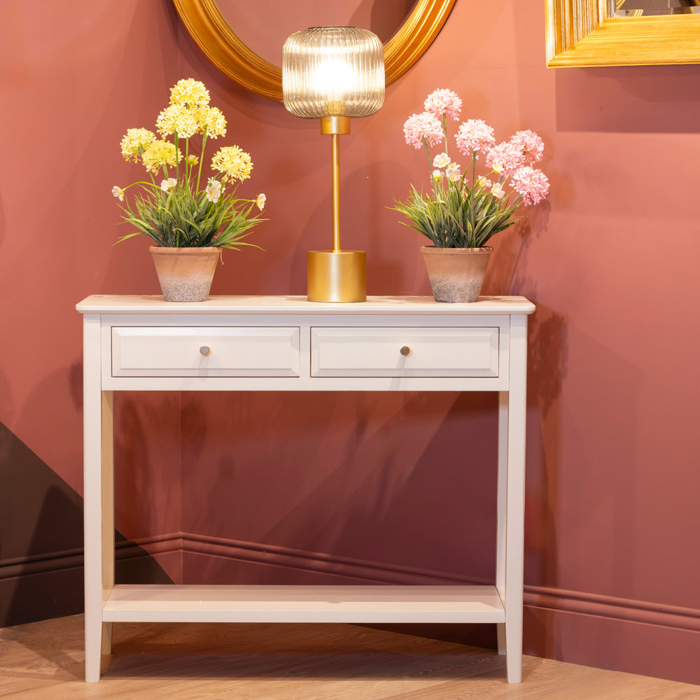 Carson Console - Ivory