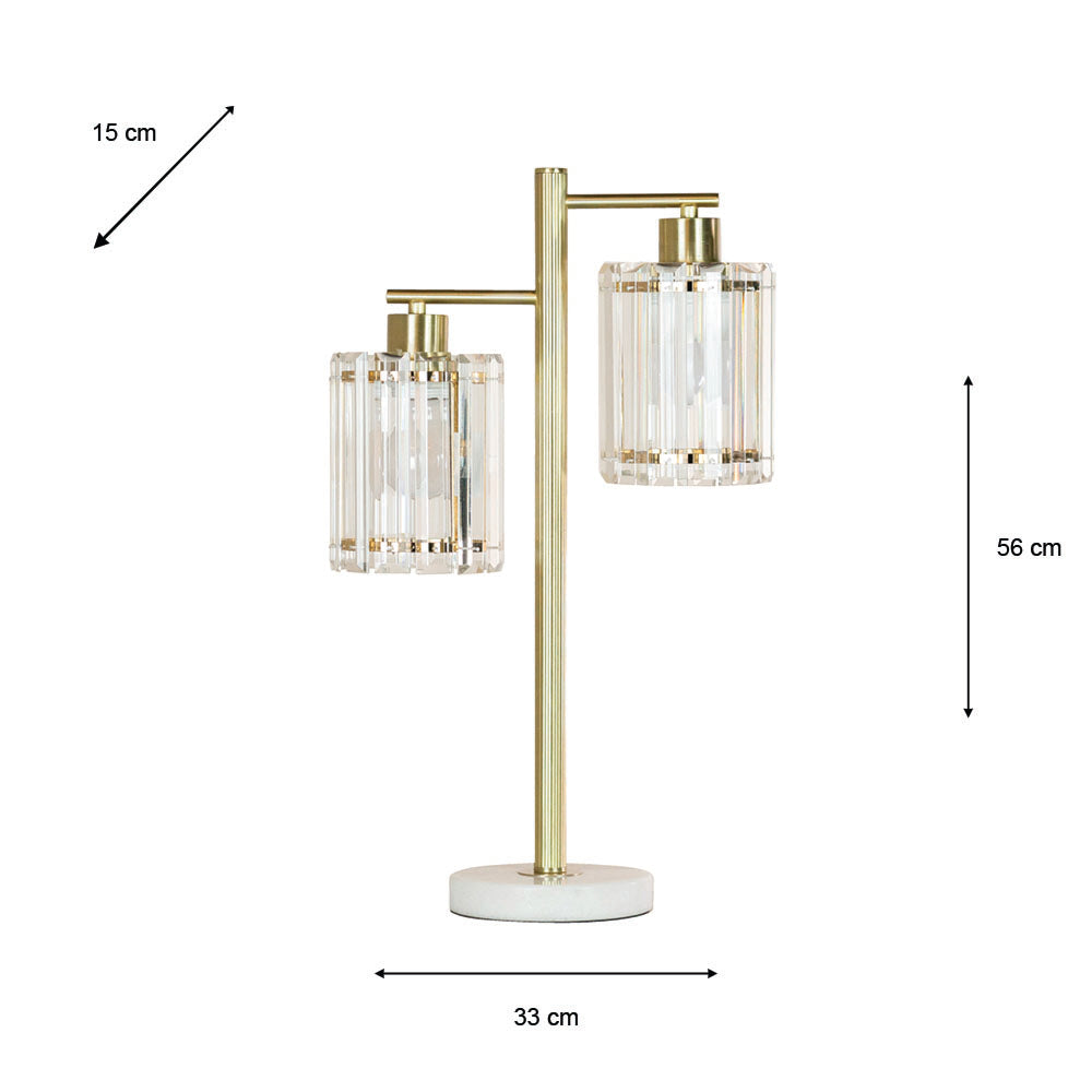 Caly Crystal Table Lamp
