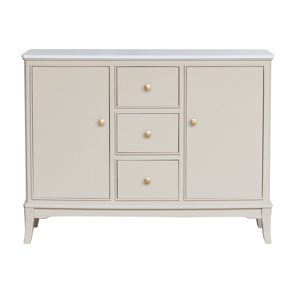 Roe Sideboard with marble top - stone
