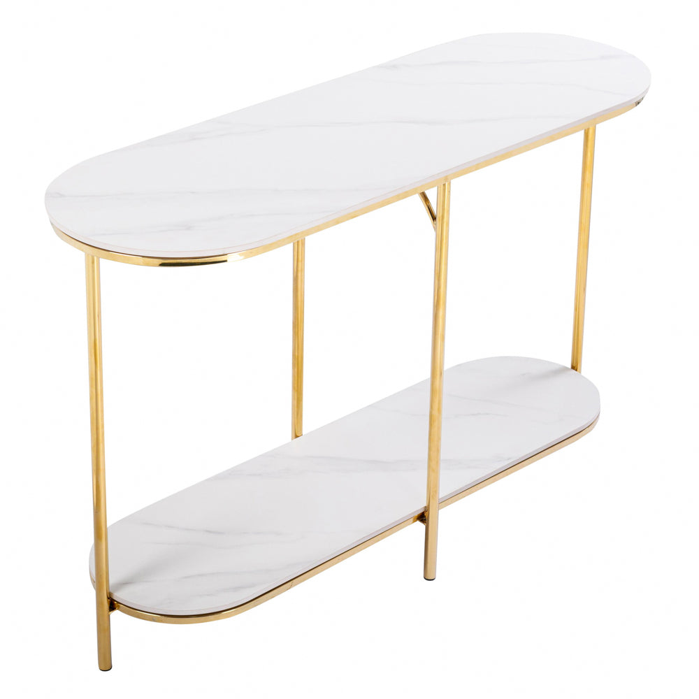 Vienna Marble / Gold console