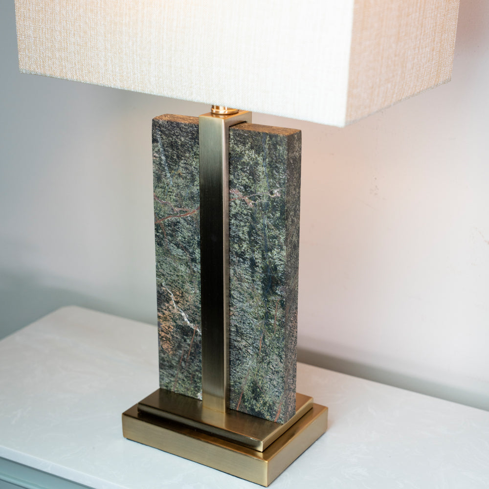 Marble Lamp & Shade – 70 cm
