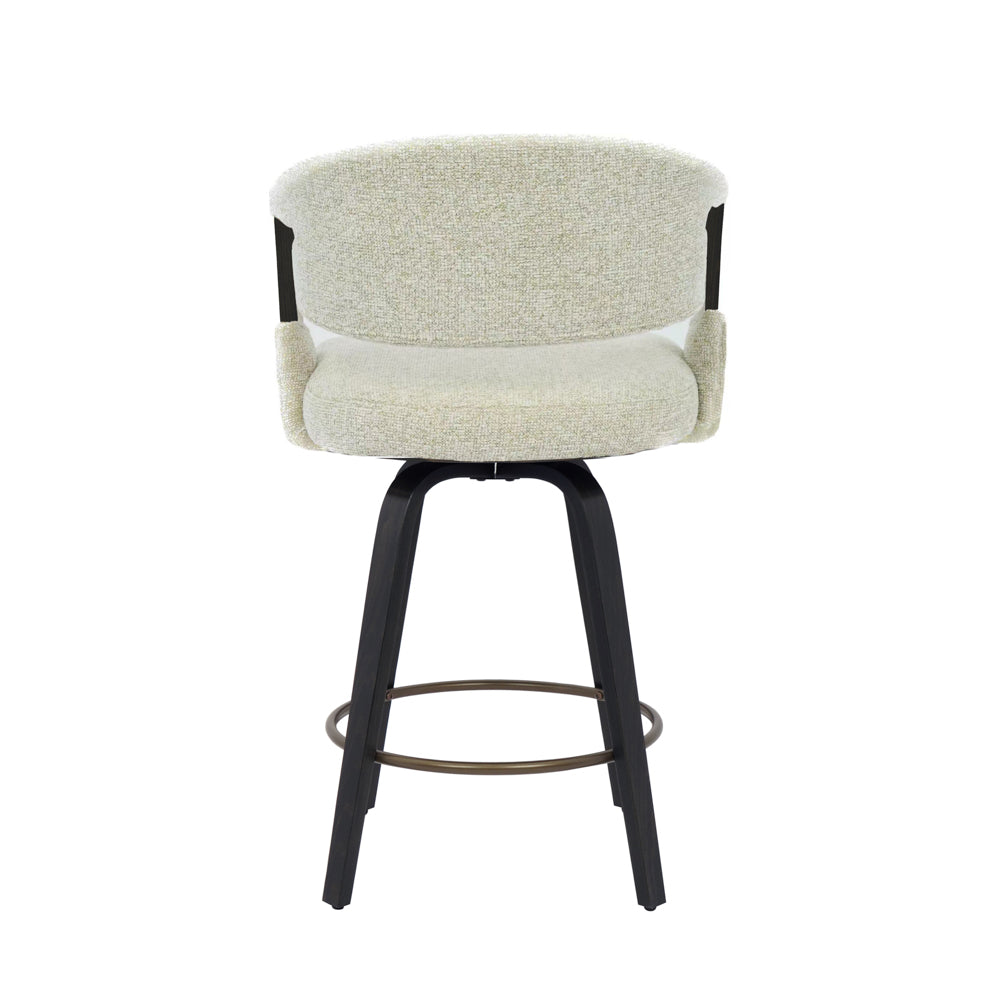 Dawe Bar Stool - smoked oak